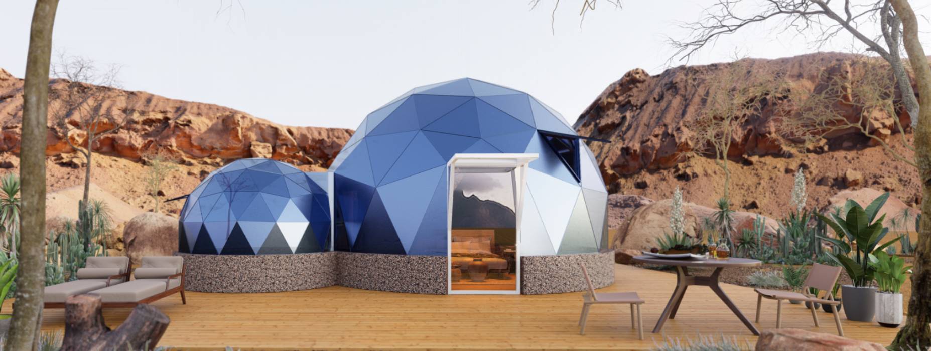 扬中市球形智能光伏玻璃星空房